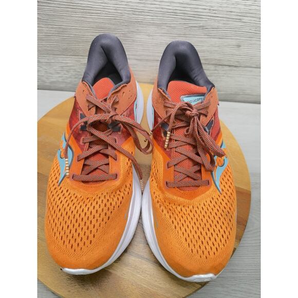 Saucony Men\'s Ride 16 Marigold/Lava Running Shoes S20830-25 Size 9 main image 6